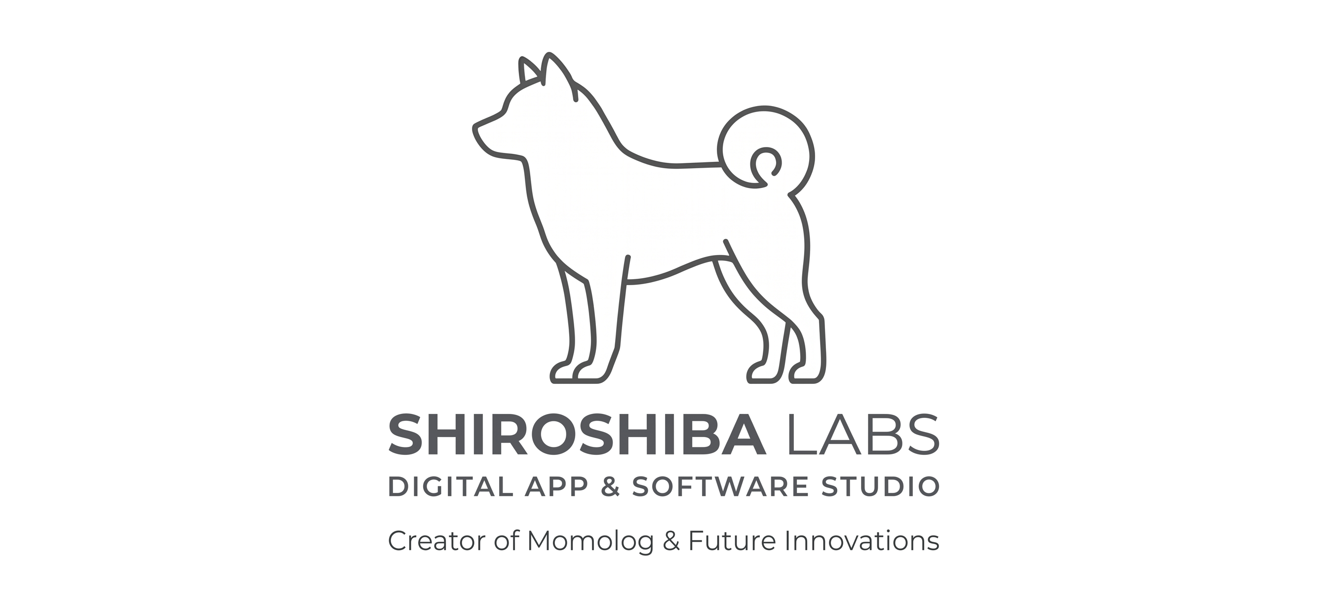 Shiroshiba Labs — 柴犬のシルエットロゴ